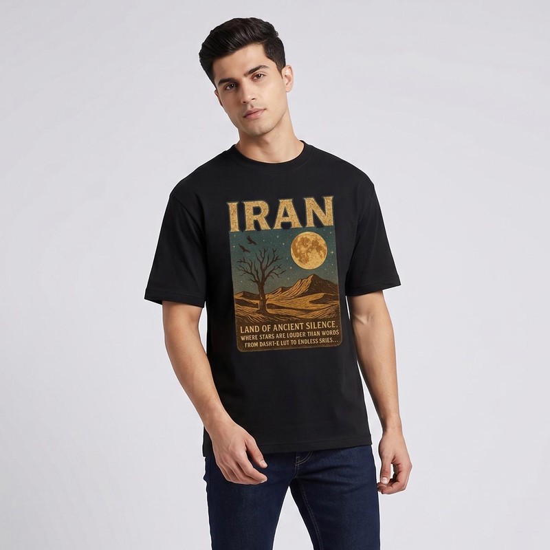 تی شرت آستین کوتاه مردانه مدل ایران زیبا کد c11