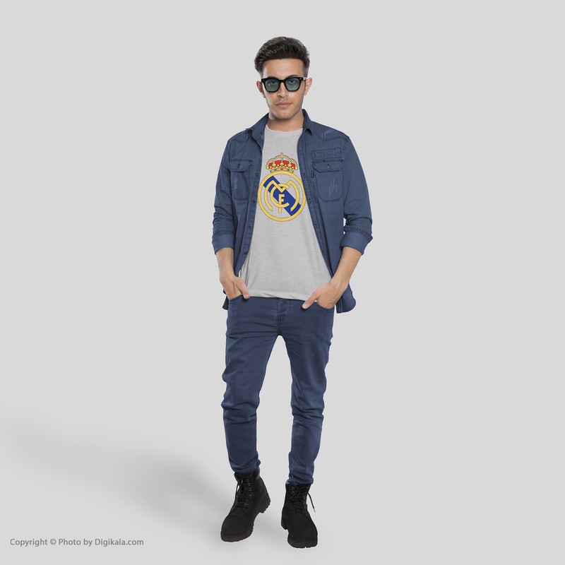 تی شرت مردانه طرح رئال مادرید کد S66