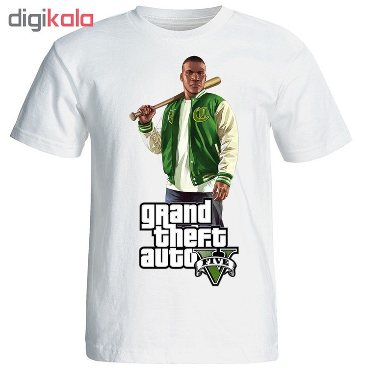 تی شرت آستین کوتاه مردانه مدل gta 15589