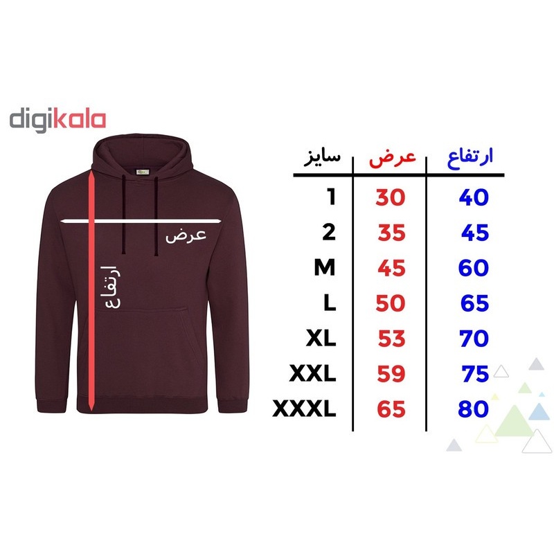 هودی مردانه طرح دلار