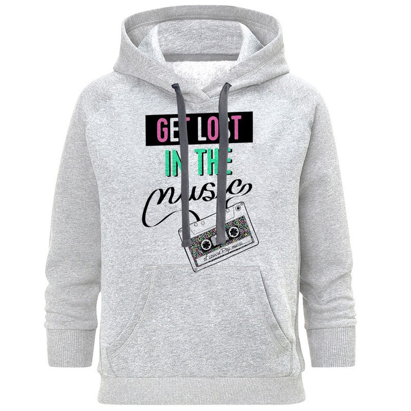 هودی مردانه طرح نوار کاست کد S204