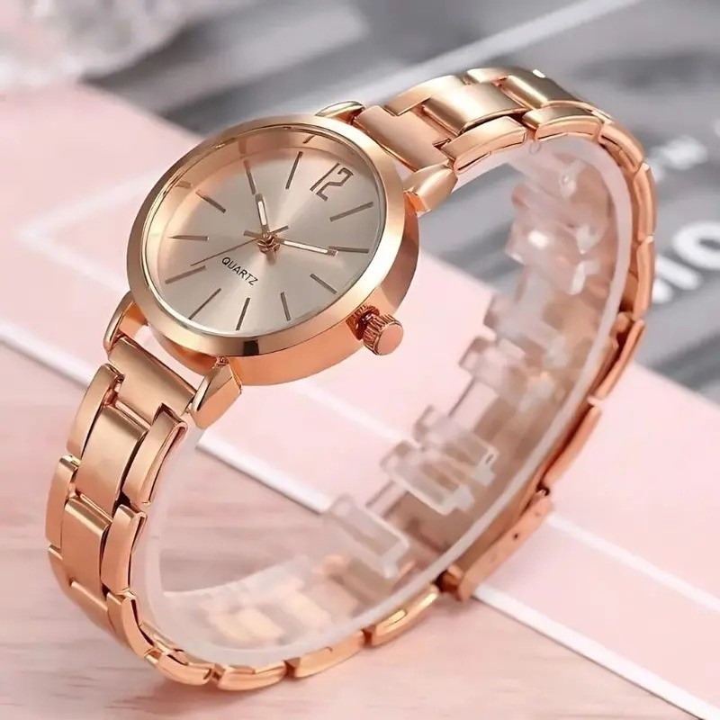 ست ساعت مچی عقربه ای کوارتز و دستبند زنانه مدل 429-1 R