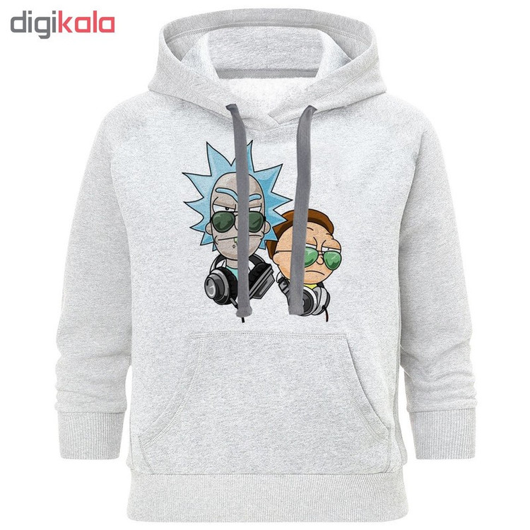 هودی مردانه طرح Rick Morty کد M39