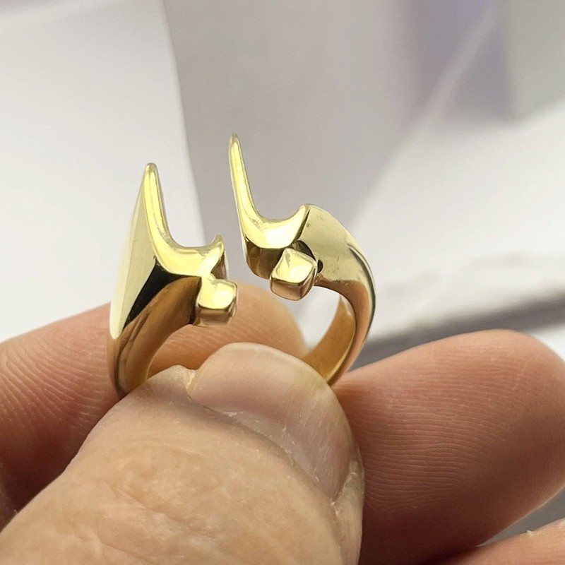 انگشتر گالری عزیزی طرح بابا