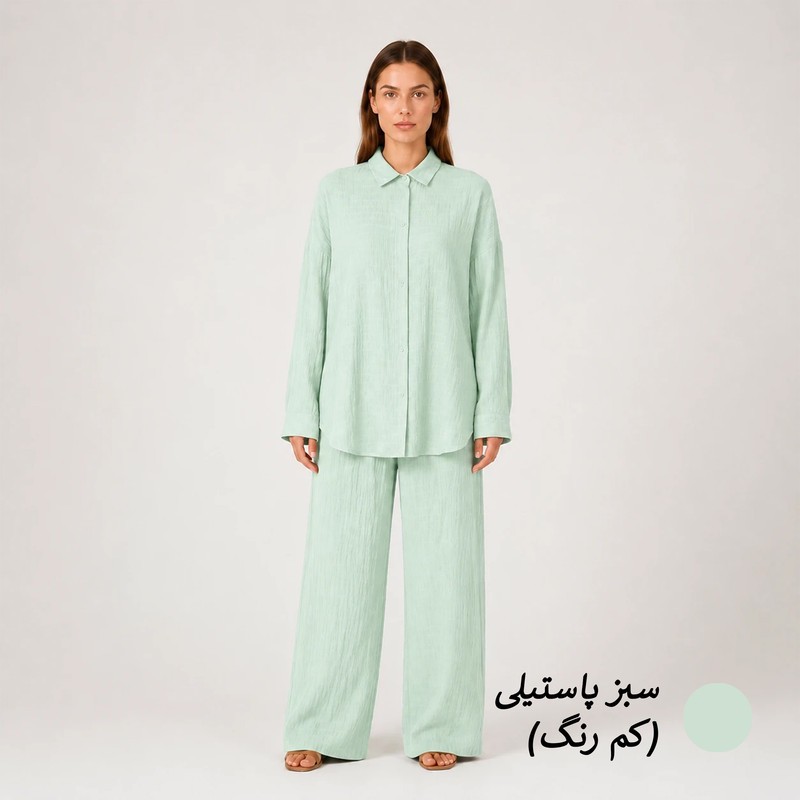 ست تونیک و شلوار زنانه مدل ریچل کد M5169
