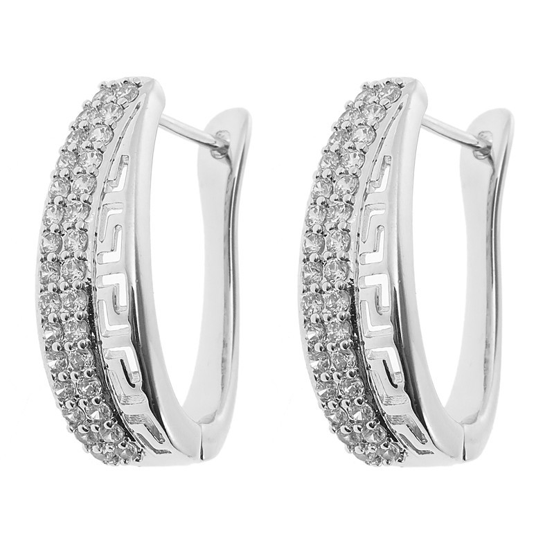 گوشواره حلقه ای زنانه ژوپینگ مدل 7070