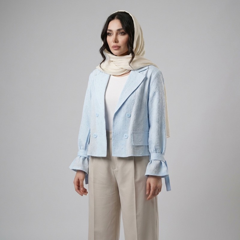 کت کراپ زنانه مدل عروسکی