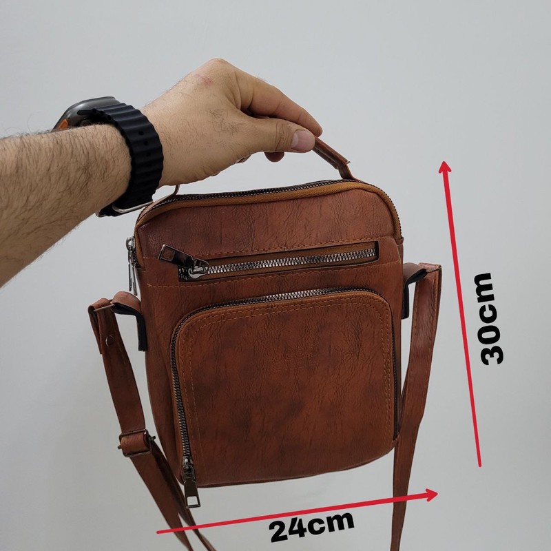 کیف دوشی مردانه جیپ مدل اداری ساده 091