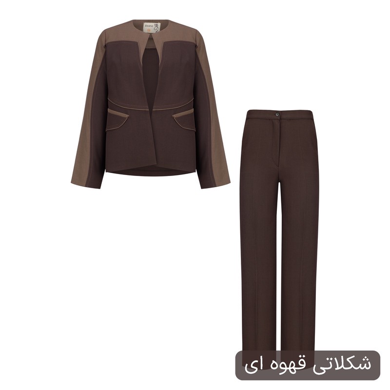 ست کت و شلوار رسمی زنانه السانا مدل بهارین کد 2559