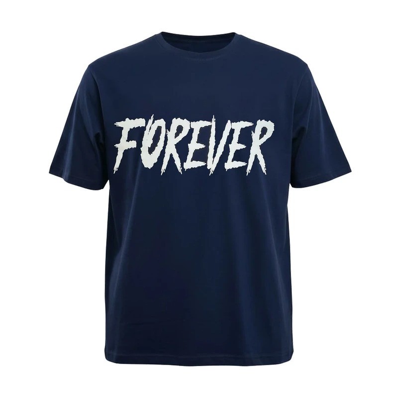ست تی شرت آستین کوتاه و شلوارک راحتی مردانه مدل FOREVER