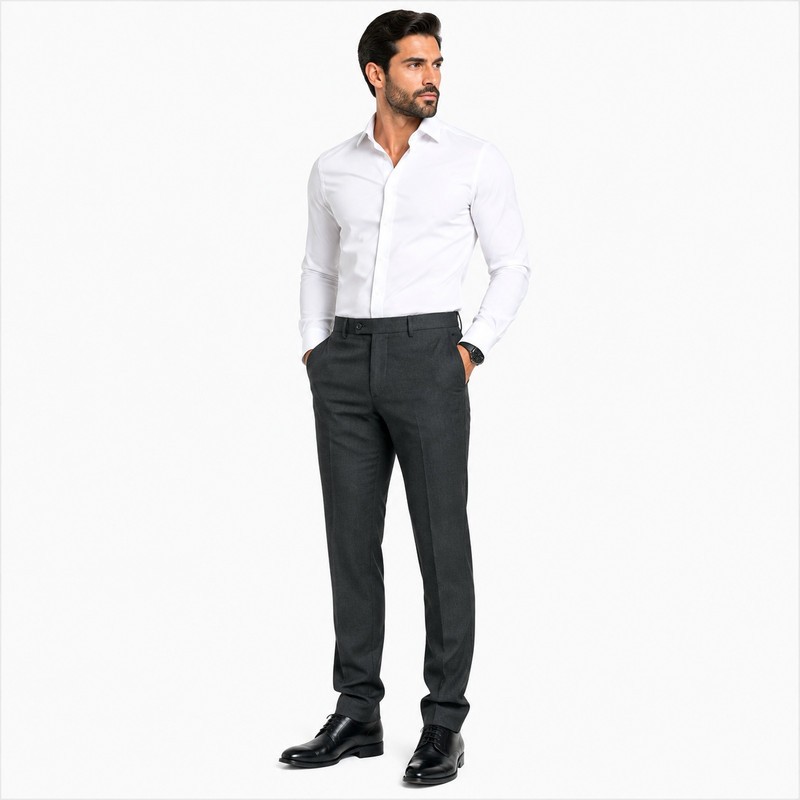 شلوار پارچه ای راسته مردانه یوسف مدل Jodoon1405