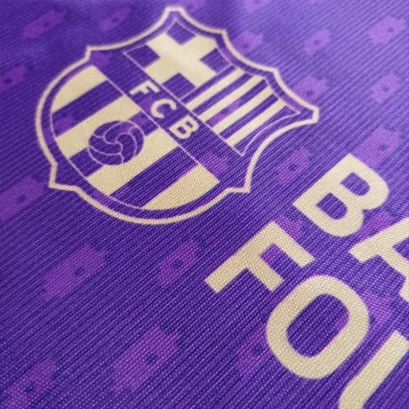 ست تی شرت و شلوارک ورزشی پسرانه بارسلونا مدل یامال Away 2027