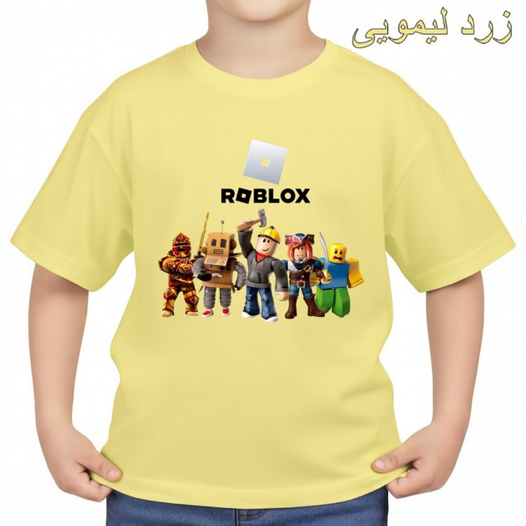 تی شرت آستین کوتاه بچگانه مدل روبلاکس کد p1