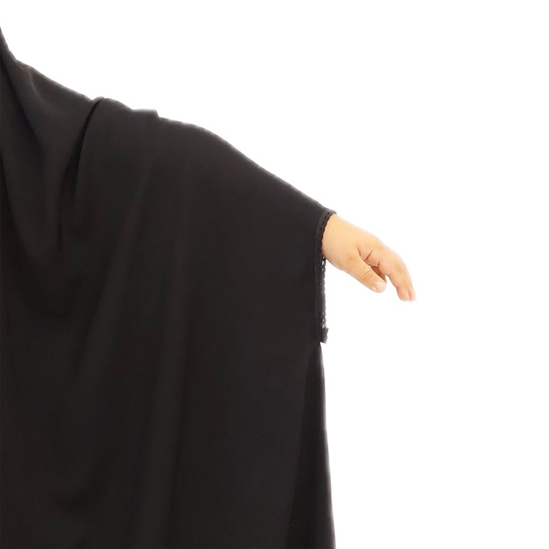 چادر دانشجویی دخترانه مدل جلو زیپ دار