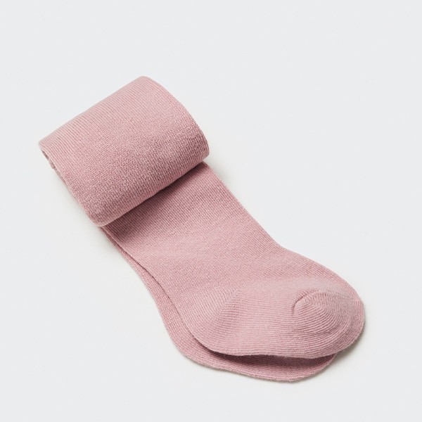 جوراب شلواری دخترانه کولزیون مدل PINK مجموعه 2 عددی
