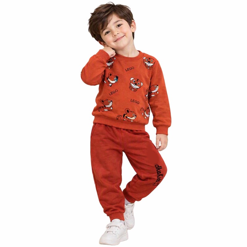 ست سویشرت و شلوار پسرانه مدل ببری LEGO