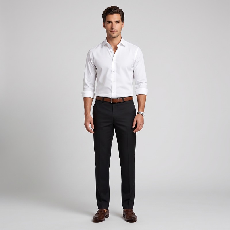 شلوار فیت معمولی (regular fit) مردانه لالکس مدل 4000