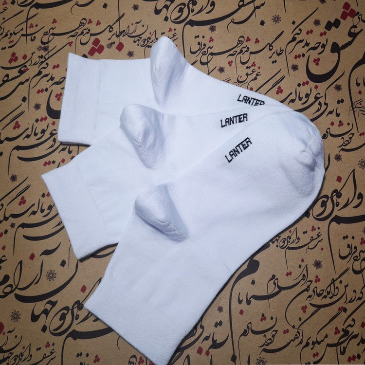 جوراب ساق کوتاه مردانه لنتر طرح ساده کد Ruellia مجموعه 6 عددی