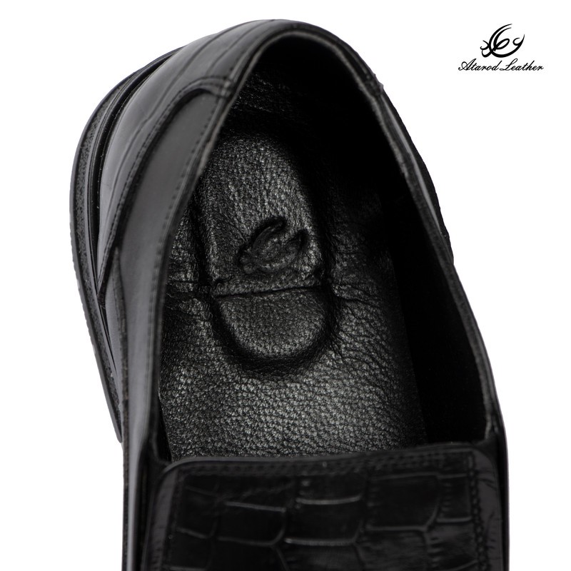 کفش رسمی مردانه چرم عطارد مدل چرم طبیعی کد SH360