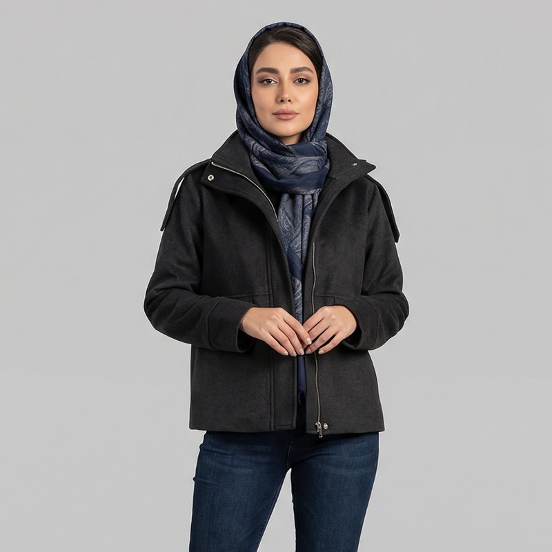 پالتو زنانه السانا مدل هیژا کد 2391