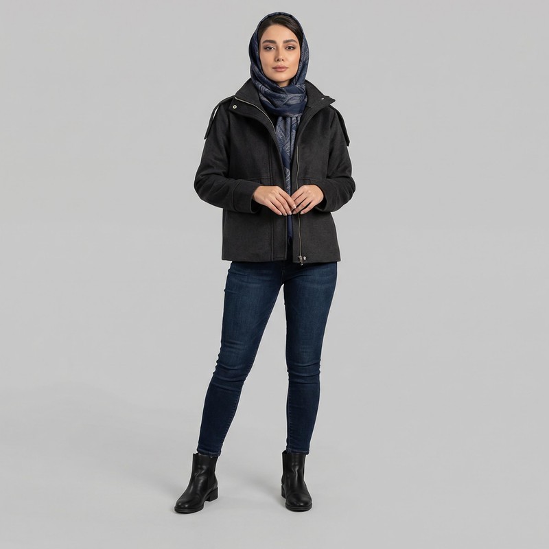 پالتو زنانه السانا مدل هیژا کد 2391