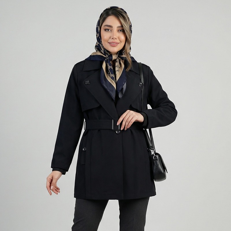 بارانی زنانه السانا مدل دیارا کد 2379