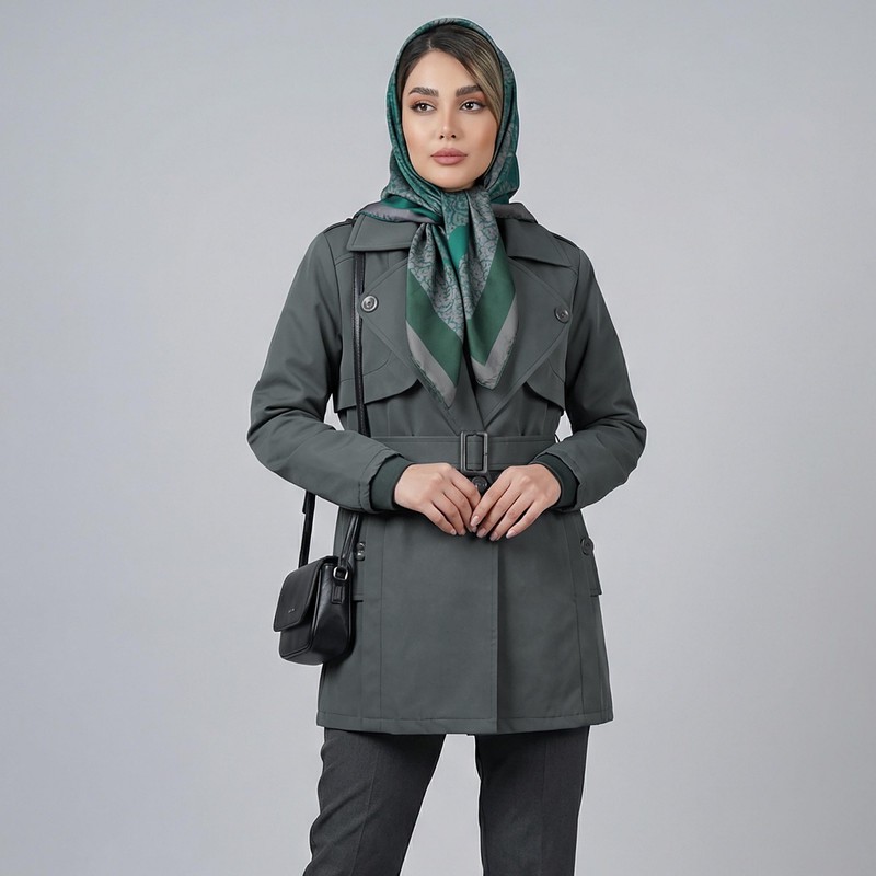 بارانی زنانه السانا مدل دیارا کد 2379
