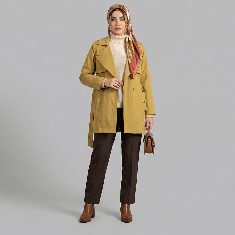 بارانی زنانه السانا مدل دیارا کد 2379