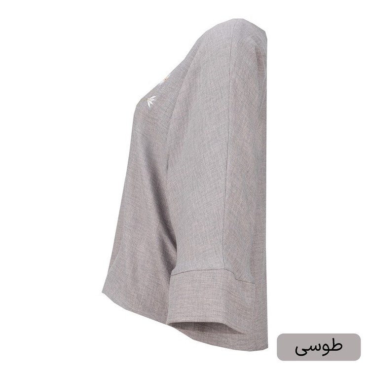 بلوز آستین بلند یقه هفت زنانه السانا مدل تانلی کد 2536