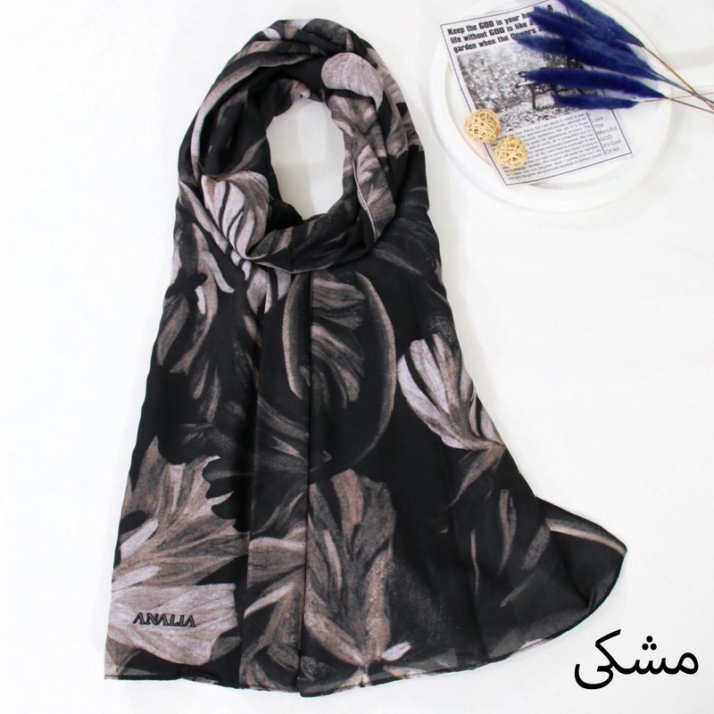 شال زنانه مدل نخی مزونی جدید آبرنگی کد ana-2602