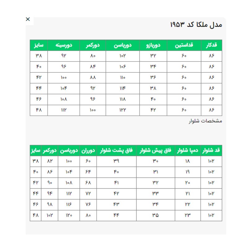 مانتو و شلوار زنانه السانا مدل ملکا کد 195301