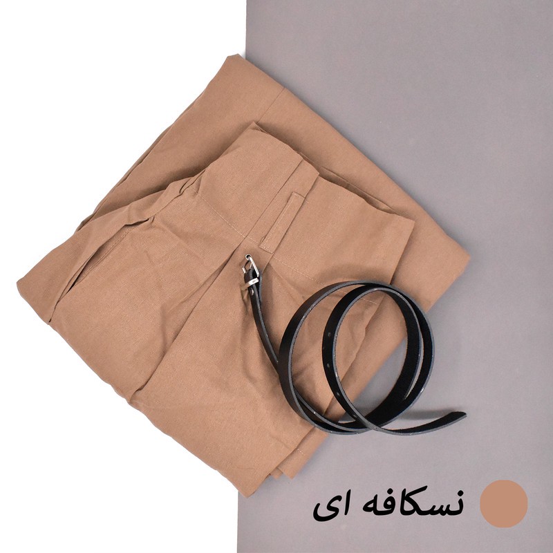 دامن شلواری زنانه لینن مدل Aura کد M5940