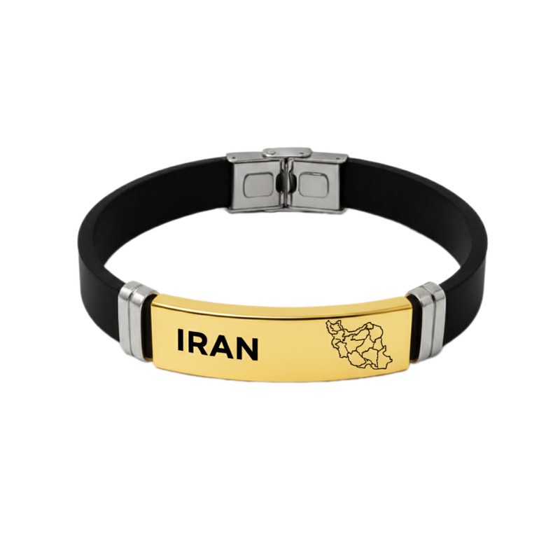 دستبند چرمی مدل نقشه ایران