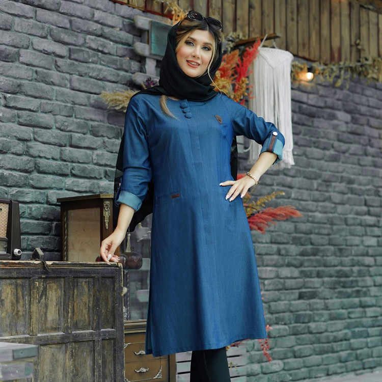 مانتو بلند زنانه السانا مدل فلورانس کد 68601