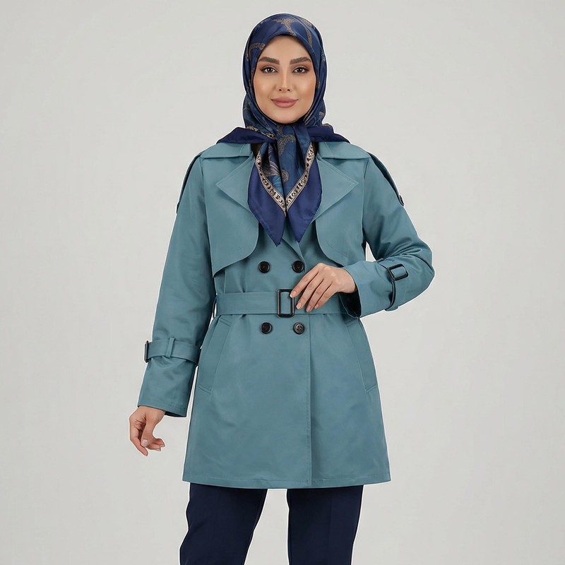 بارانی زنانه السانا مدل نیکدل کد 2303