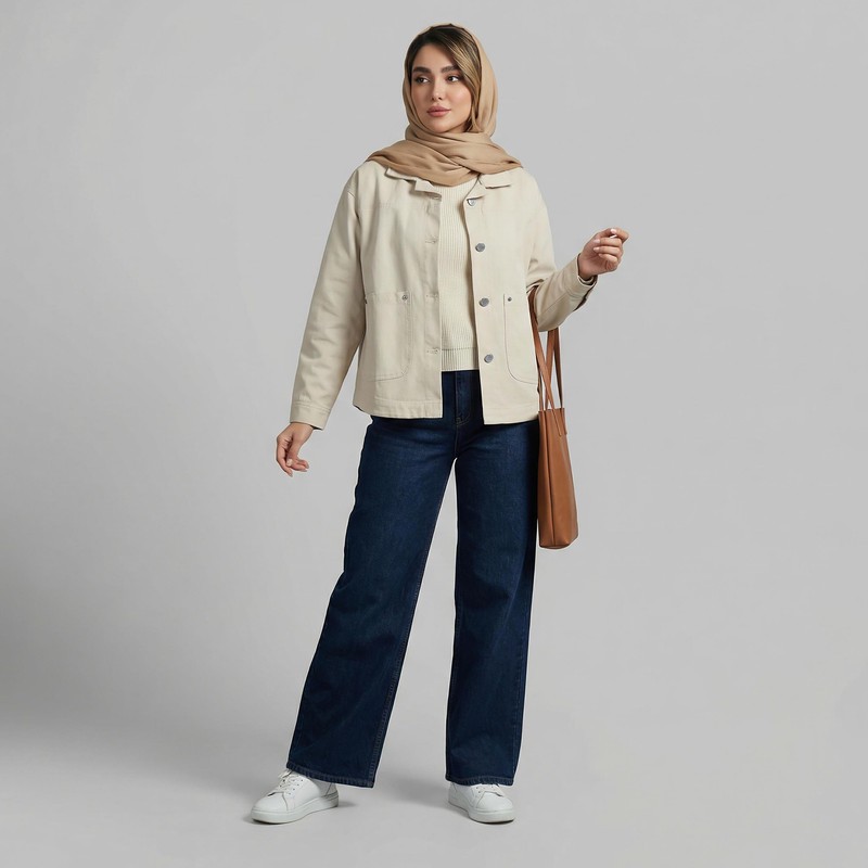 کراپ کت زنانه السانا مدل آیریک کد 2436