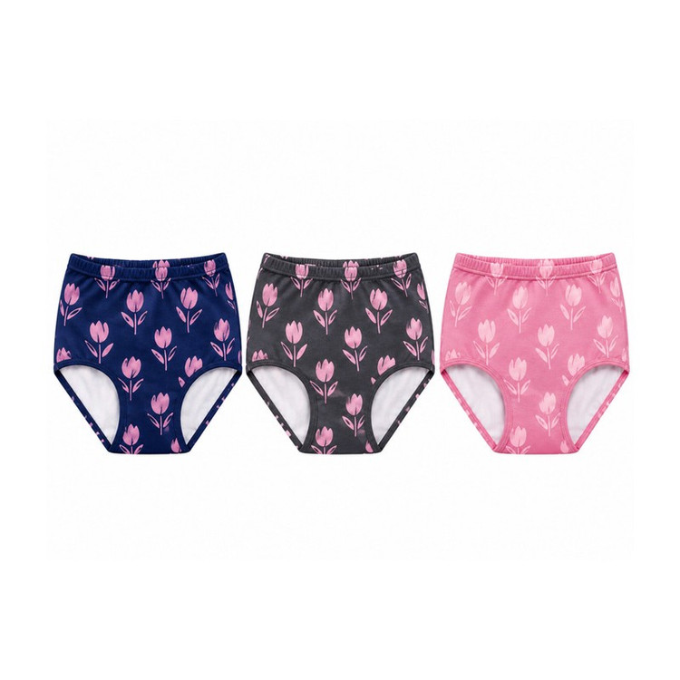 شورت زنانه پنبینه مدل نخ پنبه خالص بسته 3 عددی