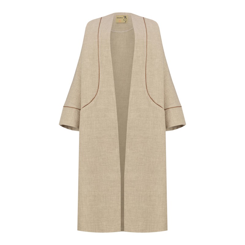مانتو زنانه السانا مدل بردین کد 208905