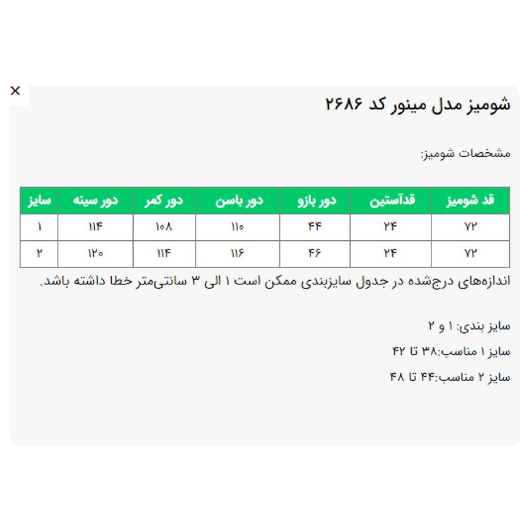 بلوز زنانه السانا مدل مینور کد 2686