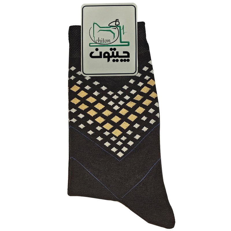 جوراب ساق بلند مردانه چیتون مدل CHT-03 بسته 3 عددی