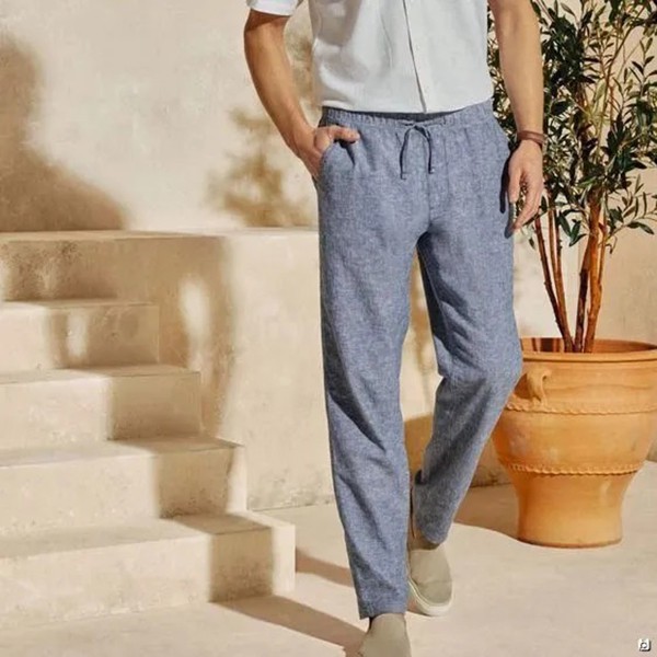 شلوار مردانه مدل لینن کد 17184467