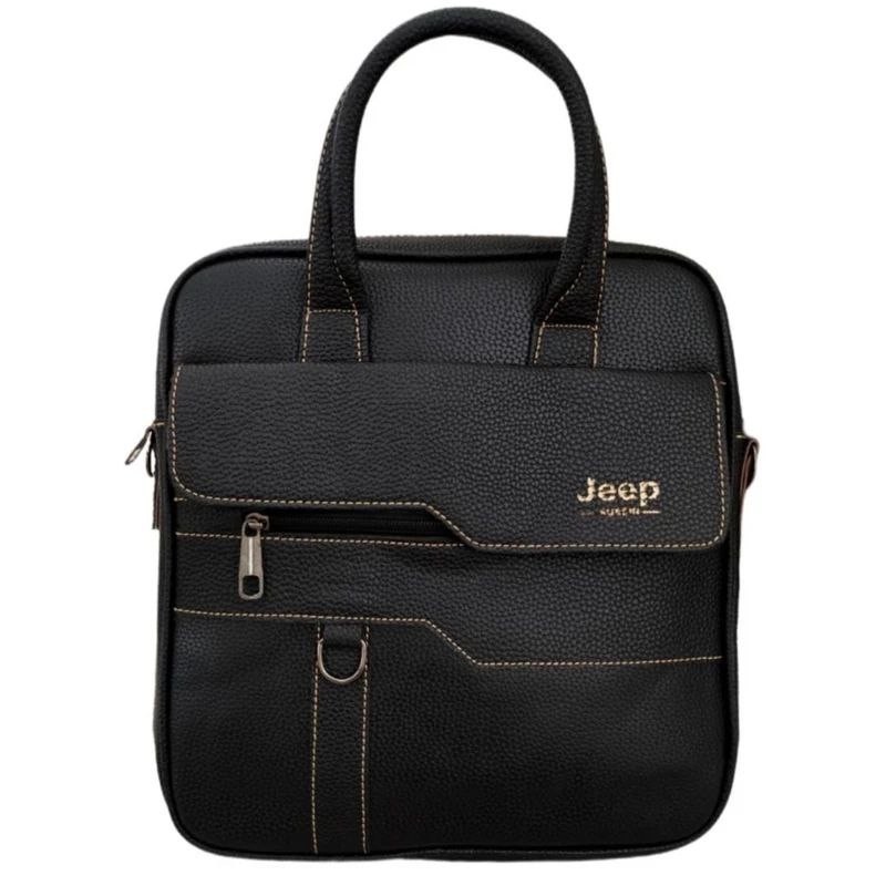 کیف اداری مردانه جیپ مدل کلاسیک ساده کد TG01