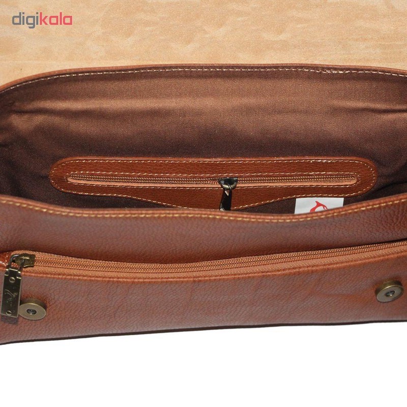 کیف رودوشی چرم طبیعی فلوتر چرم بارز مدل DG42