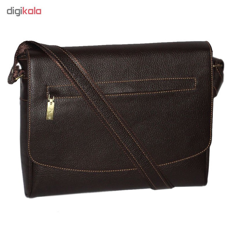 کیف رودوشی چرم طبیعی فلوتر چرم بارز مدل DG42