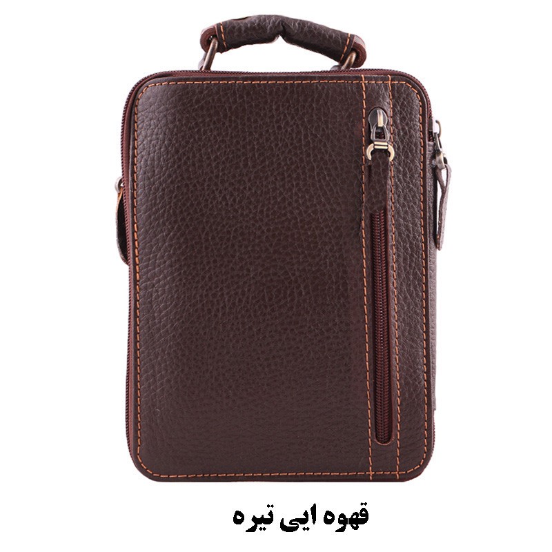 کیف رودوشی مردانه چرم طبیعی مدل ML000TR