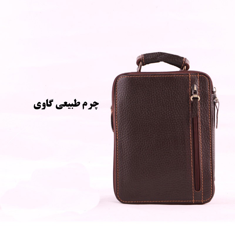 کیف رودوشی مردانه چرم طبیعی مدل ML000TR