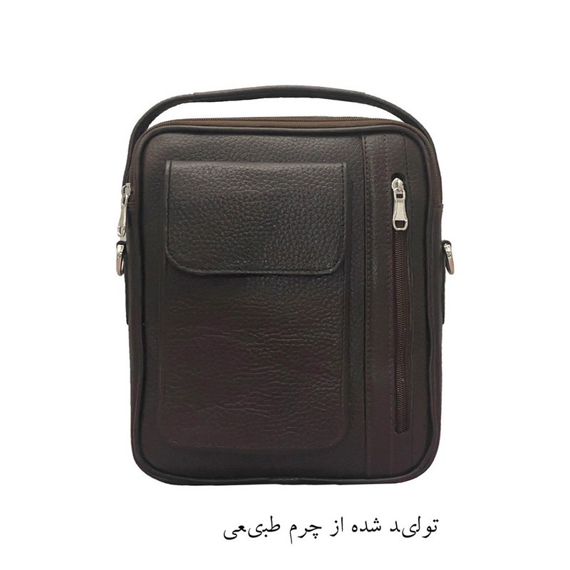 کیف دوشی مردانه مدل 96 چرم طبیعی
