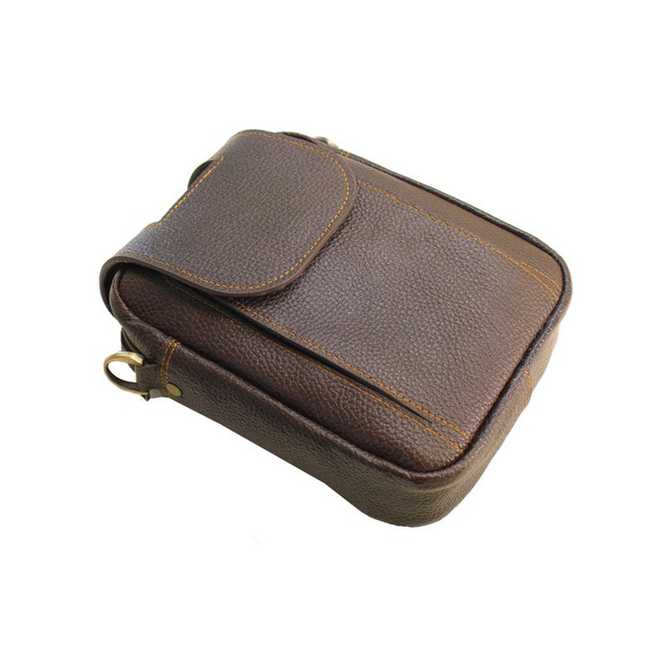 کیف رودوشی مردانه چرم آرا مدل d034 کد f