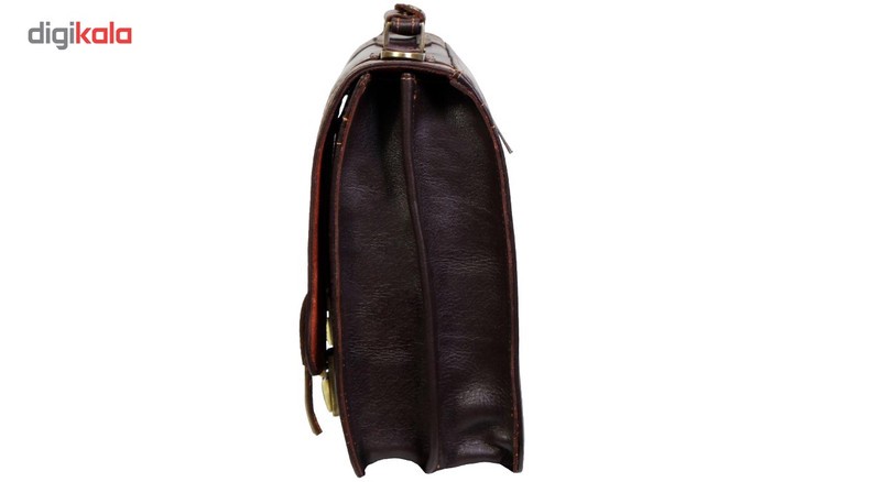 کیف اداری چرم طبیعی چرم ناب مدل قفل مخفی کد 102