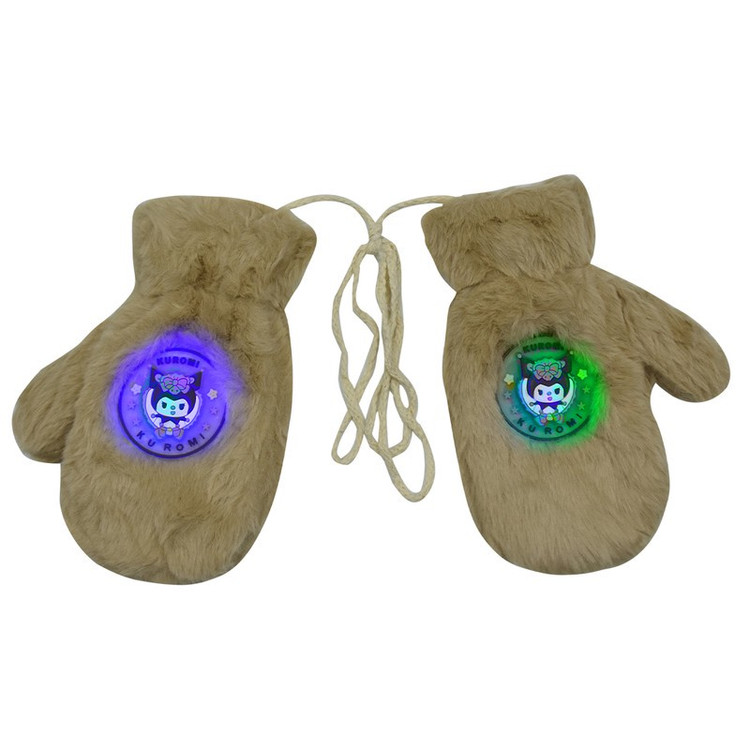 دستکش دخترانه مدل کرومی چراغدار کد set5